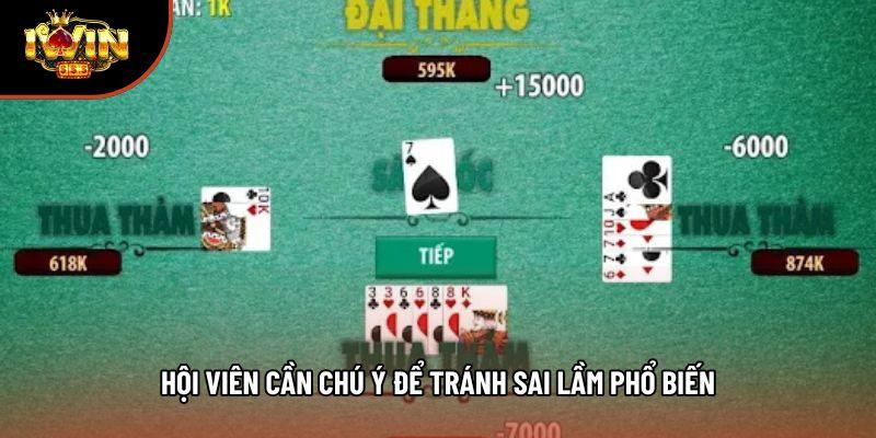 Hội viên cần chú ý để tránh sai lầm phổ biến