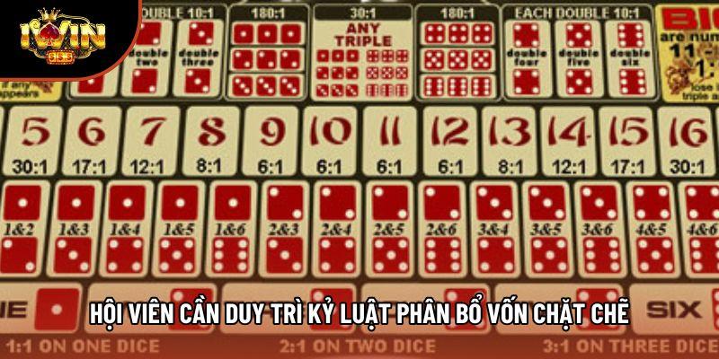 Hội viên cần duy trì kỷ luật phân bổ vốn chặt chẽ