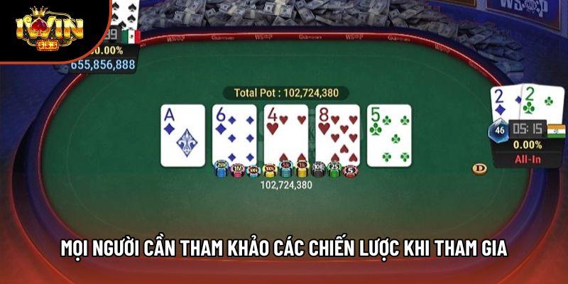 Mọi người cần tham khảo các chiến lược khi tham gia Mọi người cần tham khảo các chiến lược khi tham gia