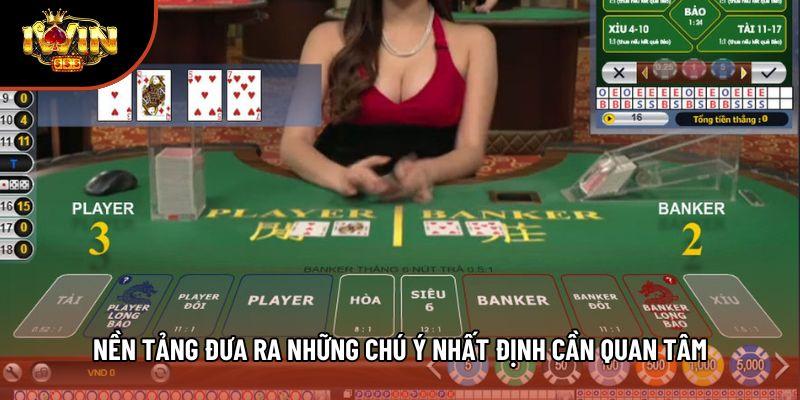 Nền tảng đưa ra những chú ý nhất định cần quan tâm Nền tảng đưa ra những chú ý nhất định cần quan tâm