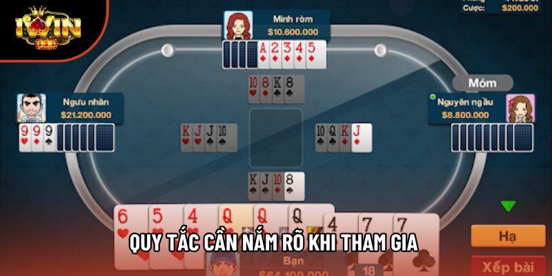 Quy tắc cần nắm rõ khi tham gia 