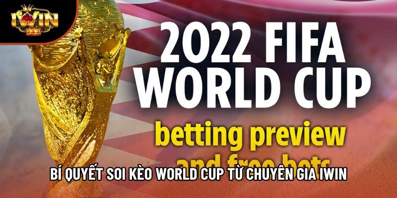 Bí quyết soi kèo World Cup từ chuyên gia Iwin